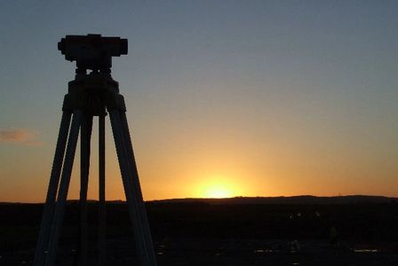 Surveying the sunset