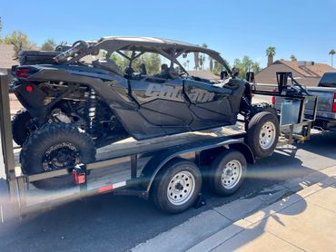 open utility trailer