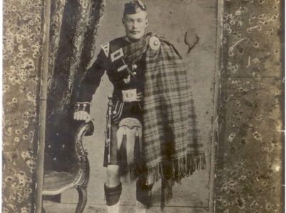 Peter Scott in his Army uniform