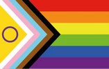 LGBTQ intersex-inclusive progress pride flag