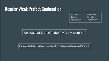 Image of text. Title above text: "Regular Weak Perfect Conjugation"