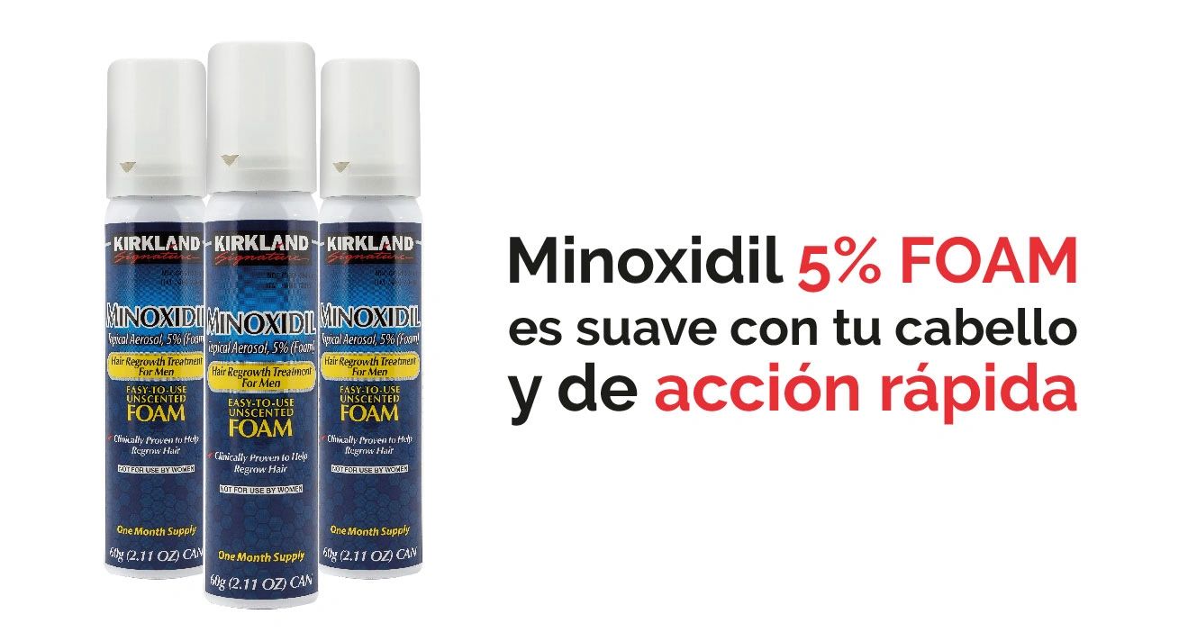 Minoxidil Kirkland 5% FOAM Espuma 
