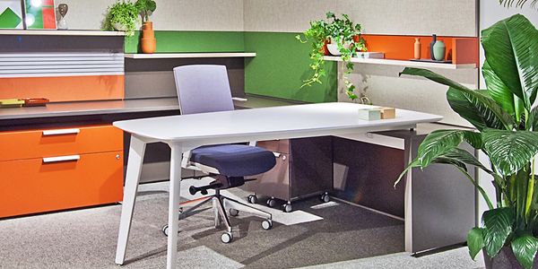 Three H Open Floor Plan Cubicle