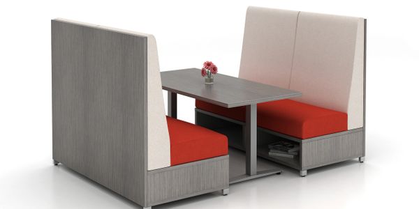 AIS - LB Lounge Café Dining Booth with benches