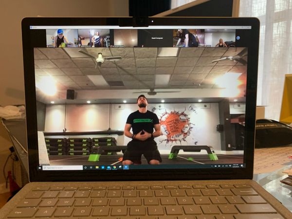 Escape Fitness NOW live online group exercise class