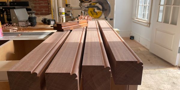 Hand planes corner beads.