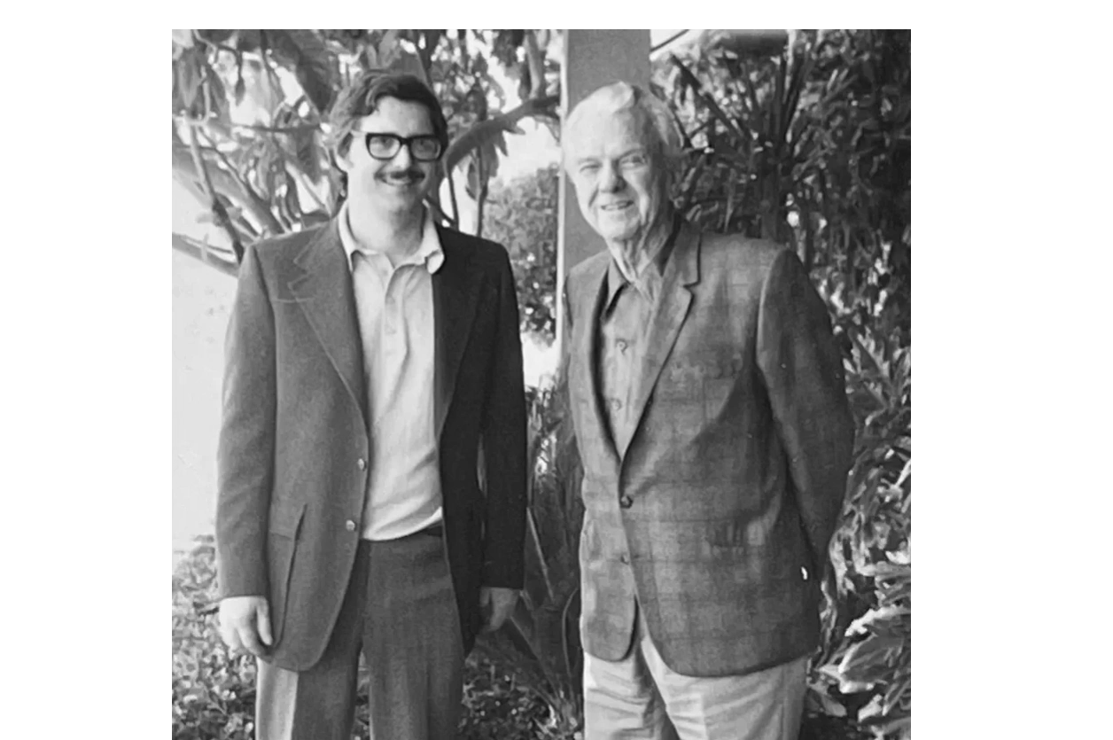 Don Barr (L) and Bert Mills (R) in Arizona circa