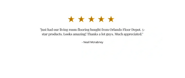 vinyl flooring Testimonials