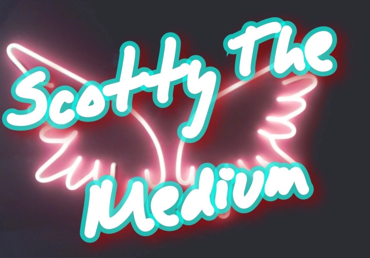Scotty the Medium angel logo