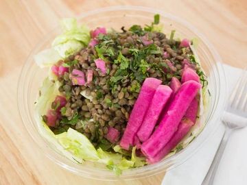 gluten-free, vegan lentil salad