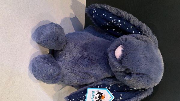 Bashful bunny with starry ears - small (£12.50) and medium (£17.50)
