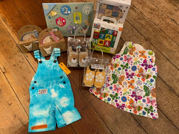 More gift ideas for little ones! Dungarees come in various colours and are made in Tring.