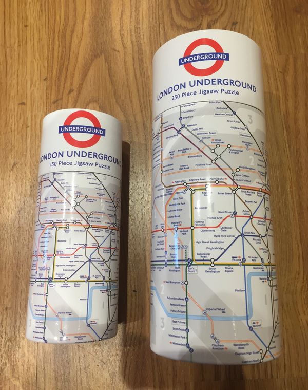 Very giftable! Tube Map jigsaw puzzles - 150 pcs & 250 pcs - £7.50 & £9 respectively