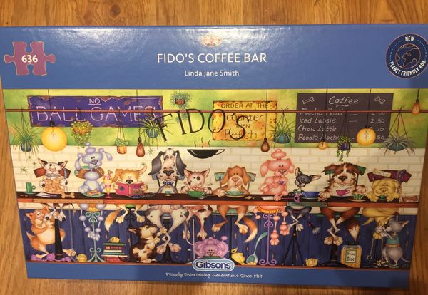 Fido's Coffee Bar - 636 pc jigsaw puzzle - £12.50