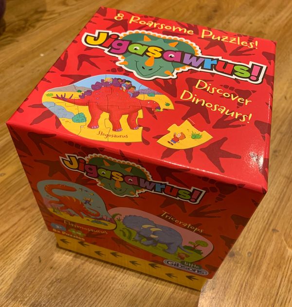 Jigasaurus - 8 puzzles in 1 - 4-16 pcs (ages 3+) - £14