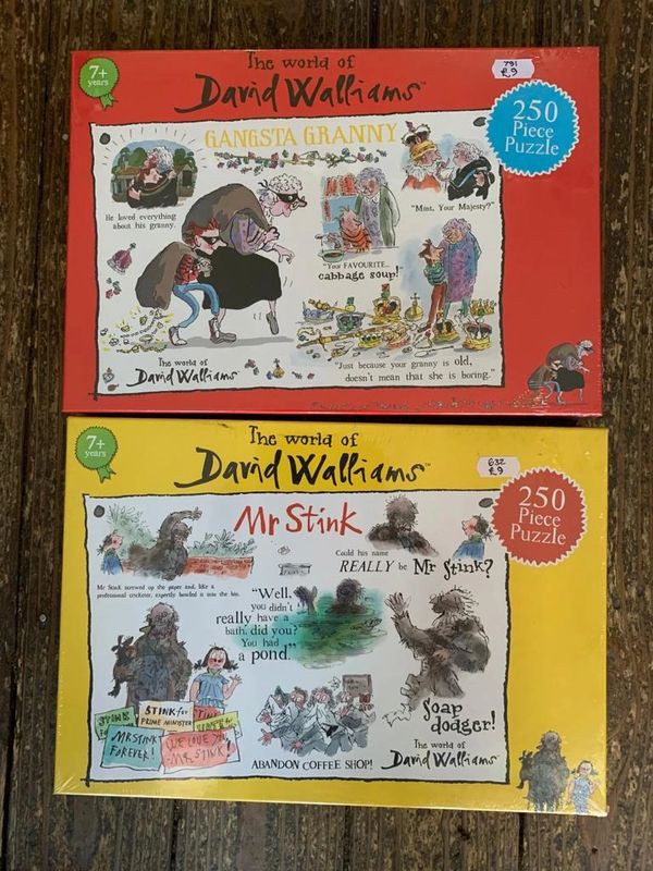 David Walliams puzzles - £9 each