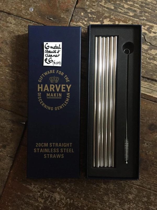 Stainless steel straws - £6