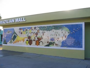 Brazillian Mall mural