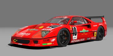 Ferrari_F40_JGTC_1994
3D race car for racing simulators. (Assetto Corsa).