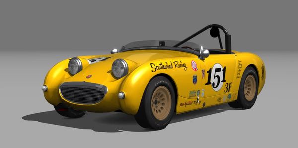 Austin_Healey_Sprite_(Kansa)
3D Race car for racing simulators. (Assetto Corsa).