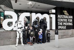 Melbourne kids at ACMI Star Wars Day