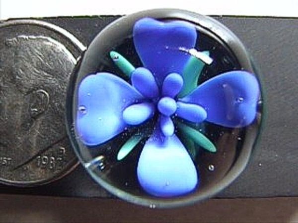 Hand Made Glass Marble by J. R. Hooper
