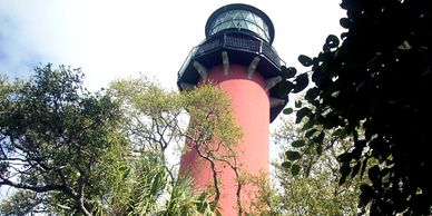 Jupiter Lighthouse Historic Inlet Intercoastal Beach Waterway 1860 Park Loxahatchee River Florida