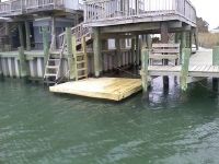 Floating Dock, Eureka! & Epiphany docks, Deep Hole Creek, Chincoteague, Virginia