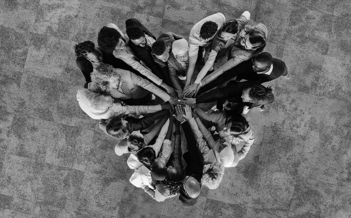 People coming together to make connections