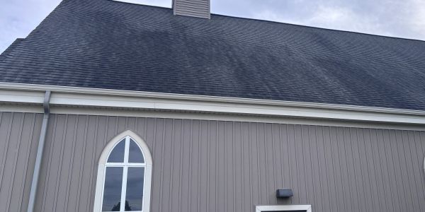Shingles with algae problems, blacks streaks on roof