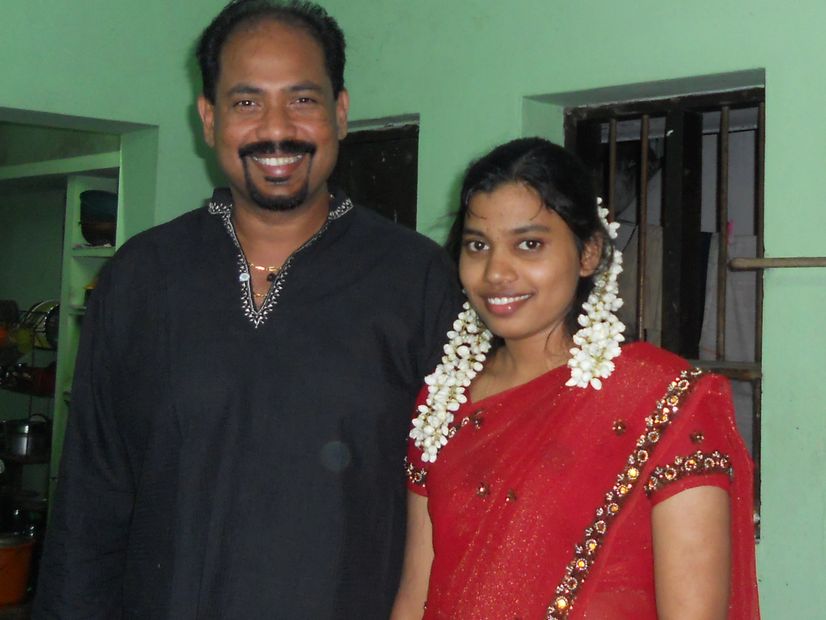 This was during our dating period -Pic was taken in Nagercoil India at Christiannna Sumathi's home.