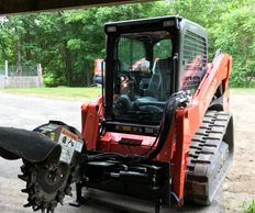 track steer with a stump grinding attachment
Stump Grinding, Atkinson, NH  serving southern NH