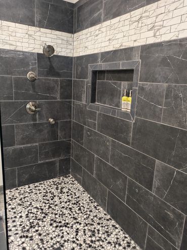 New modern shower