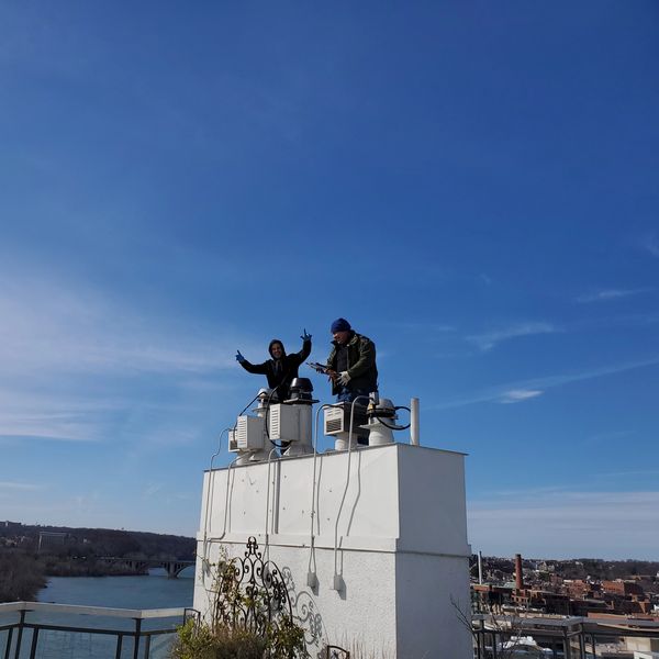 Chimney Fan Installation
