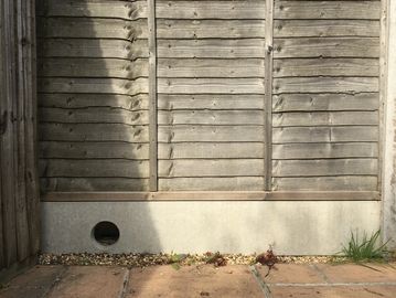 Hedgehog Friendly Concrete Gravel Boards
