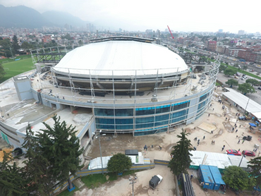 Proyecto Estructura metálica para fachada MOVISTAR ARENA