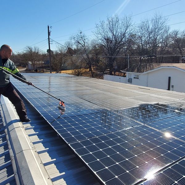 Vincent Marquez jr. Veteran Solar Panel Cleaning Abilene Texas