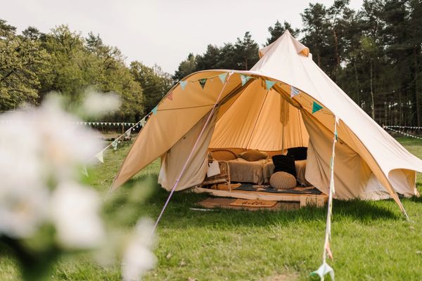 Bell Tents to hire at any Campsite in Purbeck and Dorset