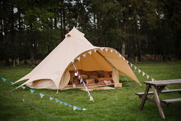Sleepover Set ups and Glamping Tents at Wooders Campsite