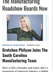 Gretchen Philyaw USA LOVES MANUFACTURING Roadshow