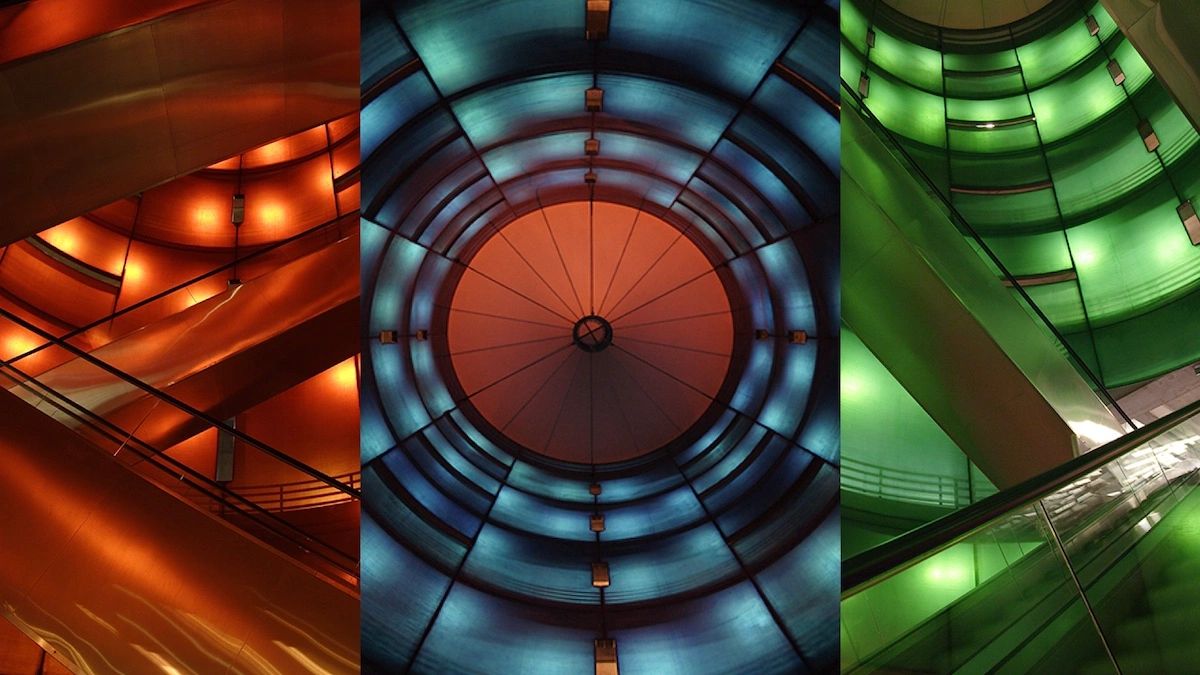 Fiberglass Art with Light from the Fort Lauderdale Airport