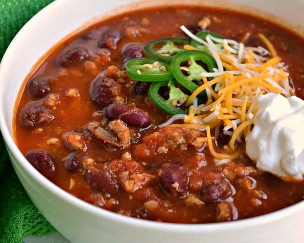 TDF turkey chili