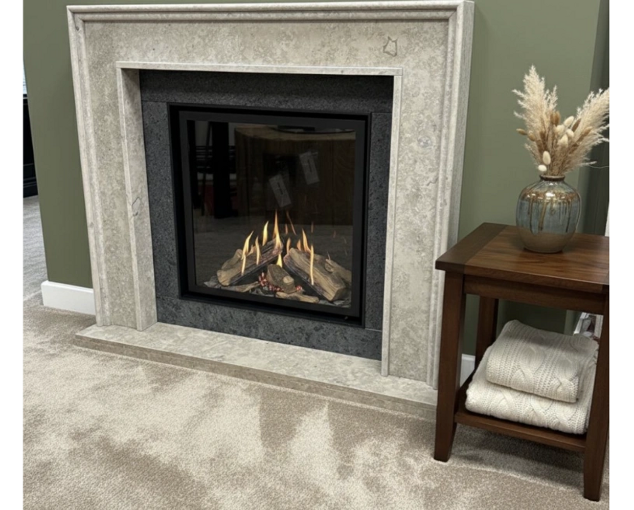 A Contemporary Fireplace in Doncaster