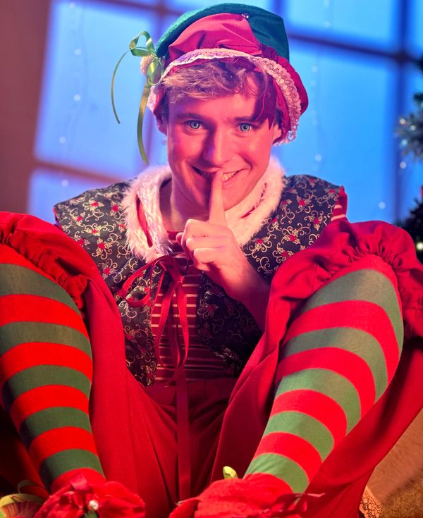 Comedy elf to hire for Christmas events in London.