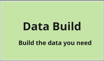 Data Build | Build the data you need