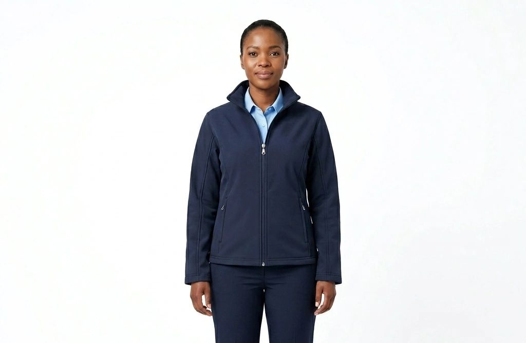 Navy softshell jacket