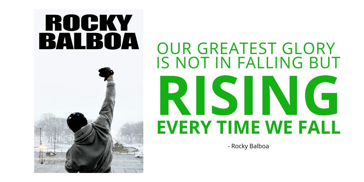LeaderLab | Resilience | image of Rocky Balboa with arm in the air