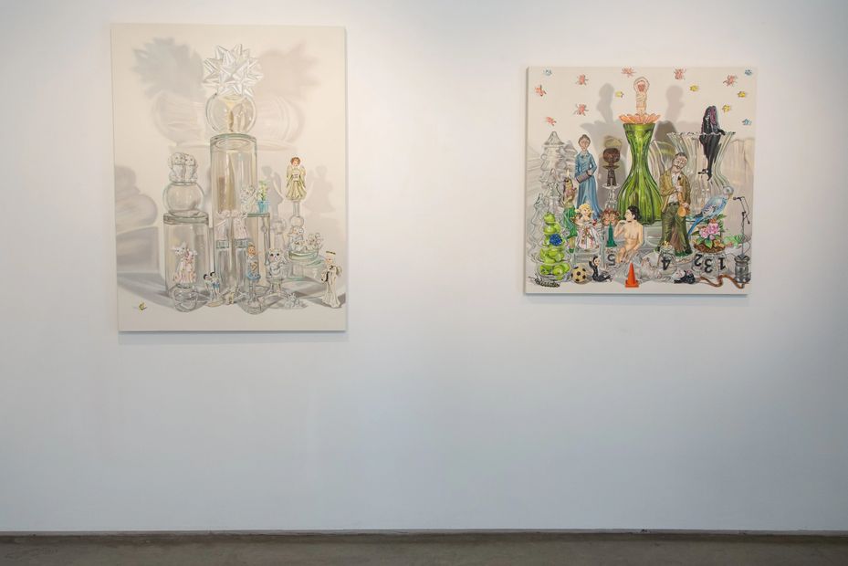 Installation Stealth Peace solo exhibition artist melodie provenzano heaven earth still life paint