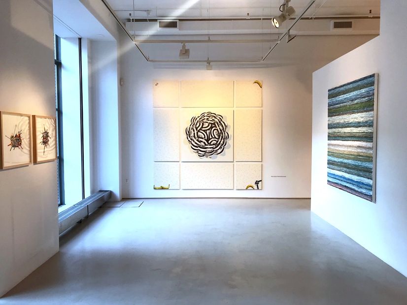 contemporary Nancy Margolis Gallery I Dare! art Anne Canfield, Gregory Hayes, and Aubrey Levinthal