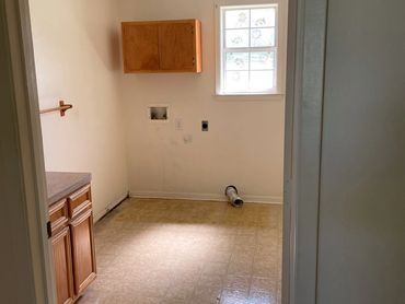 View into a bathroom from a hallway door.